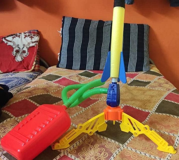 Rocket Air Pressure Toy Outdoor Activity for Kids