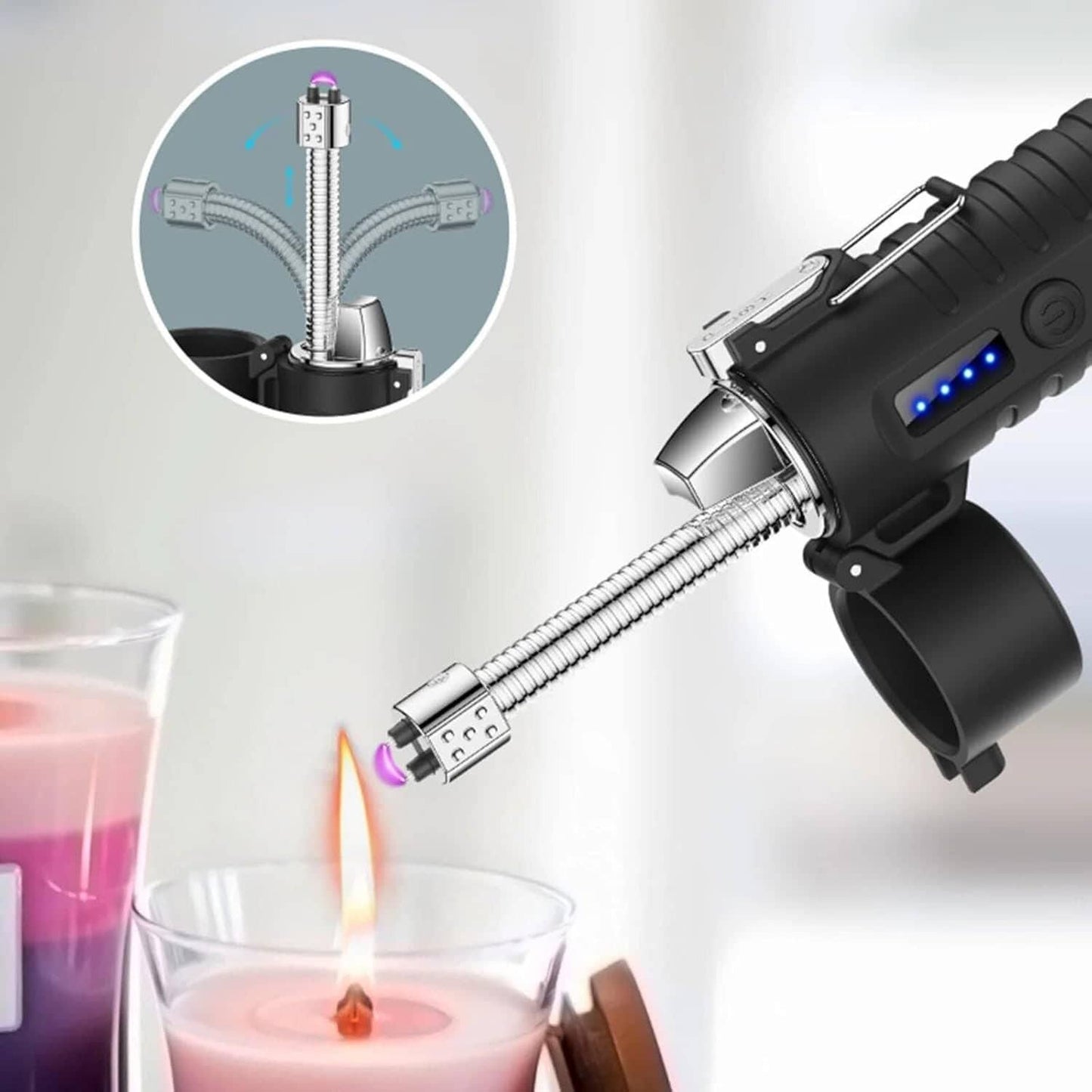 USB Premium Lighter with Torch